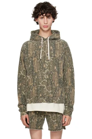 JOHN ELLIOTT Khaki Skeptic Hoodie