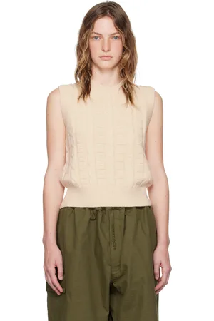 Acne Studios Beige Cable Vest