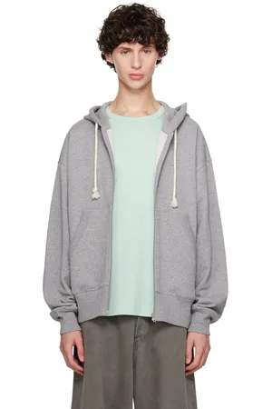 Acne Studios Gray Zip Hoodie