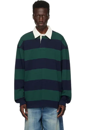 UNIFORM & Navy Striped Polo