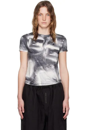 Acne Studios Gray Printed T-Shirt