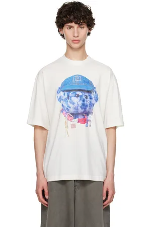 Acne Studios White Printed T-Shirt