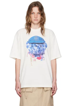 Acne Studios White Printed T-Shirt