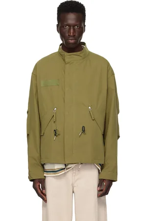 UNIFORM Khaki Drawstring Jacket