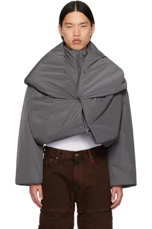 Y / PROJECT Gray Snap Off Jacket