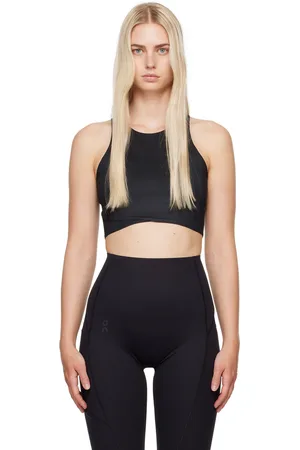 On Running Black Race Crop Top