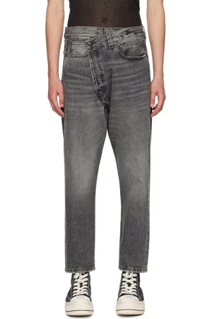 R13 SSENSE Exclusive Gray Crossover Jeans