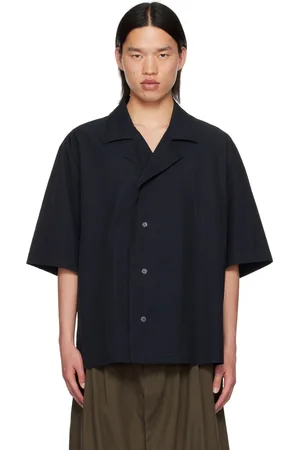 STUDIO NICHOLSON Navy Loca Shirt