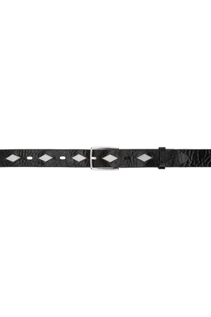 RAG&BONE Black Colin Studded Belt