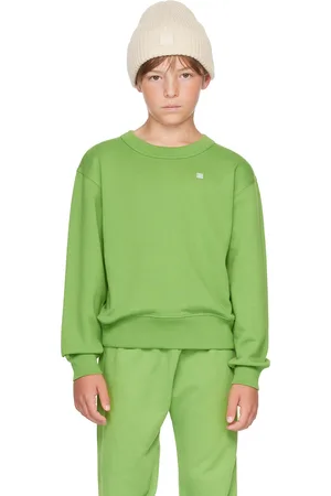 Acne Studios Kids Green Patch Sweatshirt