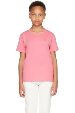 Acne Studios Kids Pink Patch T-Shirt