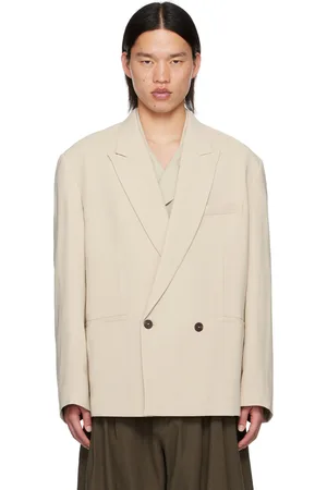 STUDIO NICHOLSON Beige Daburu Blazer