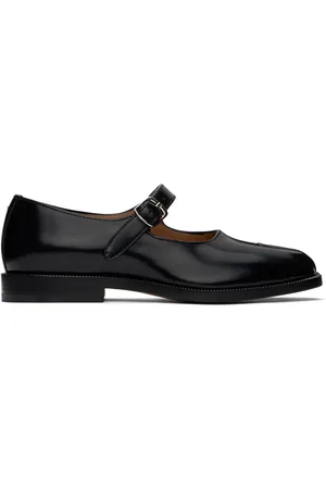 Maison Margiela Black Tabi Mary-Janes Ballerina Flats