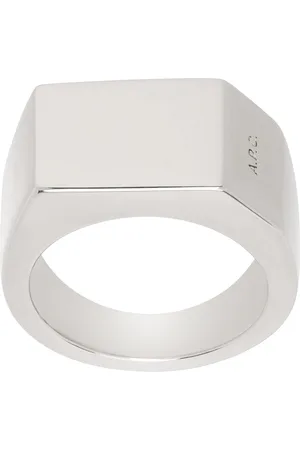 A.P.C. Silver Minimal Ring