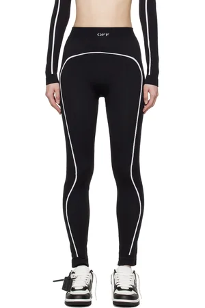 OFF-WHITE Black Off Stamp Seamless Leggings