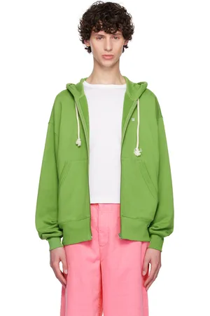 Acne Studios Green Zip Hoodie