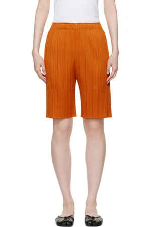 PLEATS PLEASE ISSEY MIYAKE Orange Monthly Colors April Shorts
