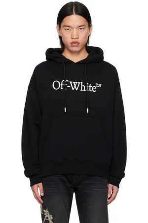 OFF-WHITE Black Big Bookish Skate Hoodie