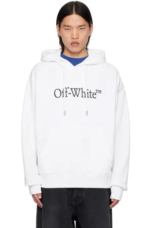 OFF-WHITE White Big Bookish Skate Hoodie