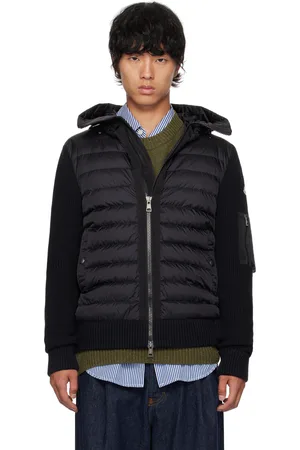Moncler Black Hooded Down Jacket