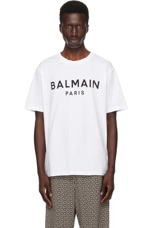 Balmain White Printed 
