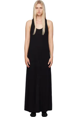 Totême Black Scoop-Neck Maxi Dress