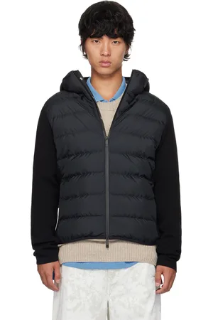 Moncler Black Paneled Down Jacket