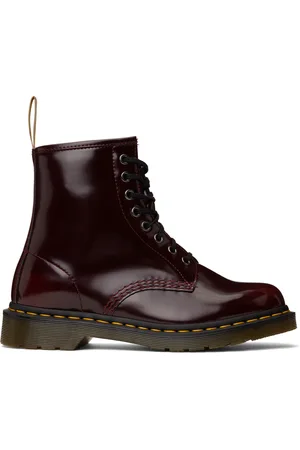 Dr. Martens Burgundy Vegan 1460 Boots