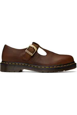 Dr. Martens Brown T-Bar Monkstraps