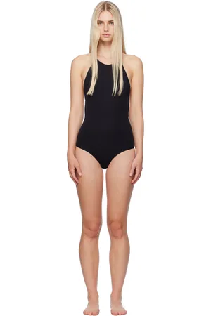 Totême Black High Neck Swimsuit