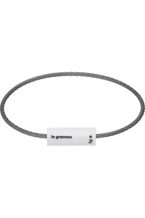 Le Gramme Silver & 5g Cable Bracelet