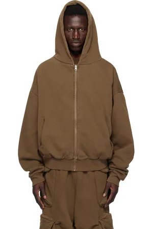 Entire Studios Brown Thermal Hoodie