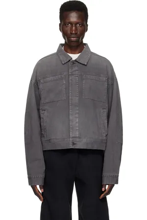 Entire Studios Gray Gem Denim Jacket