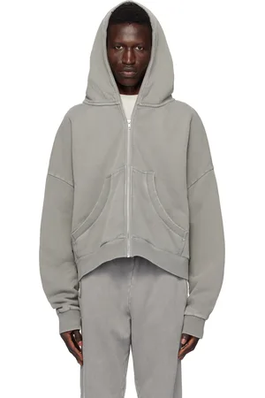 Entire Studios Gray Eternal Zip Hoodie