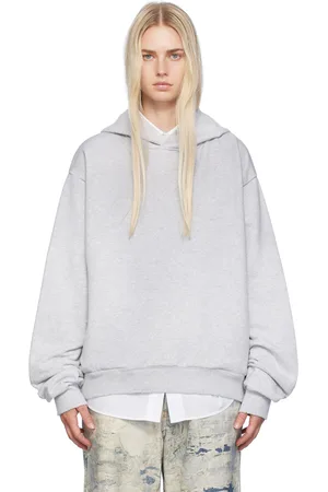Acne Studios Gray Printed Hoodie