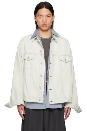 Acne Studios Blue Spread Collar Denim Jacket