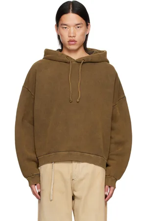 Acne Studios Brown Logo Patch Hoodie