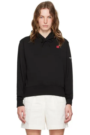 Kenzo Black Paris Boke Crest Classic Hoodie