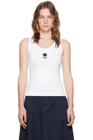 Kenzo White Paris Boke Flower 2.0 Tank Top