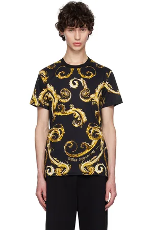 VERSACE Black Chromo Couture T-Shirt