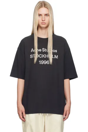 Acne Studios Black Printed T-Shirt
