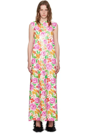 Balenciaga Multicolor Floral Maxi Dress