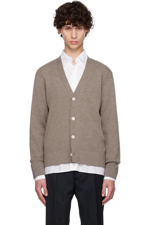 OFFICINE GENERALE Taupe Miles Cardigan