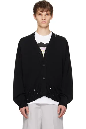 Marni Black Dishevelled Cardigan