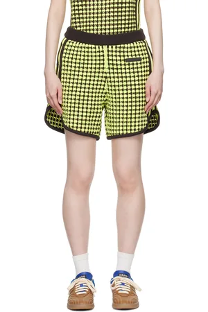 WALES BONNER Green & Brown adidas Originals Edition Patch Shorts