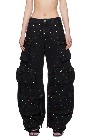The Attico Black Fern Jeans