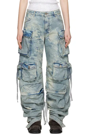 The Attico Blue Fern Jeans