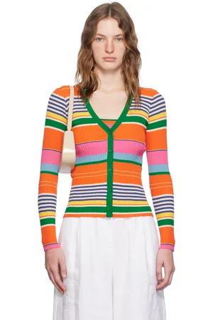 Staud Multicolor Cargo Cardigan