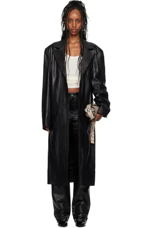 LU’U DAN Oversized Tailored Leather Coat