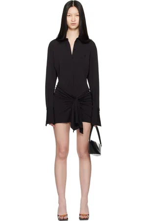 The Attico Black Cutout Minidress